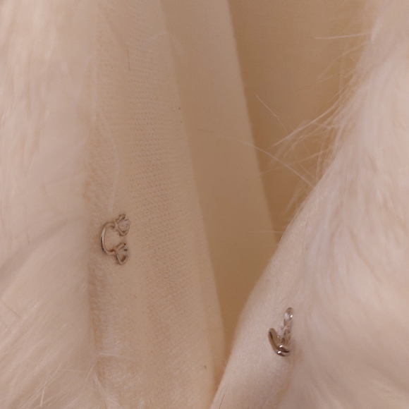 🤍White a-line faux fur vest - Picture 7 of 8